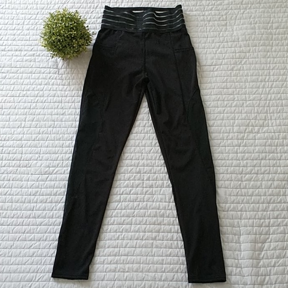 NWOT High Waist Mesh Stretch Workout Leggings - Picture 2 of 6